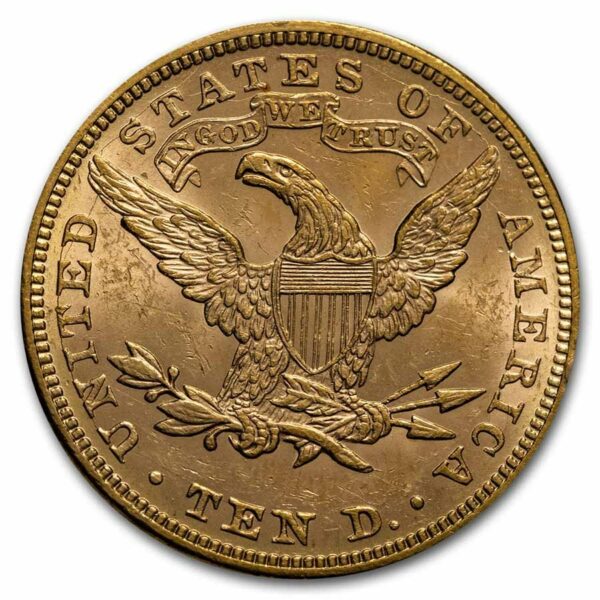 American Eagle 10 dollar 1880 1893 101muntennl front