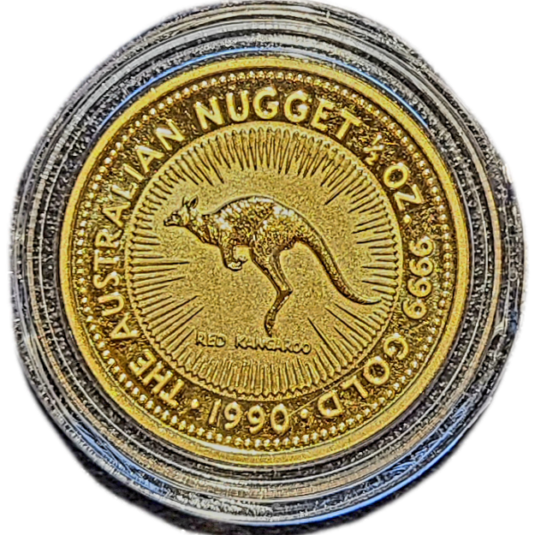 Gouden Kangaroo Nugget 1/2 oz 1990