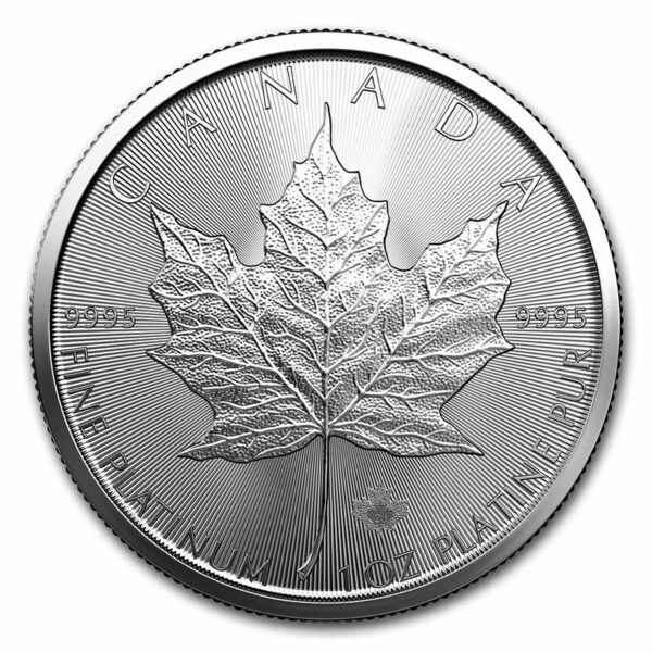 Platina Canadian Maple Leaf 1 oz 2023