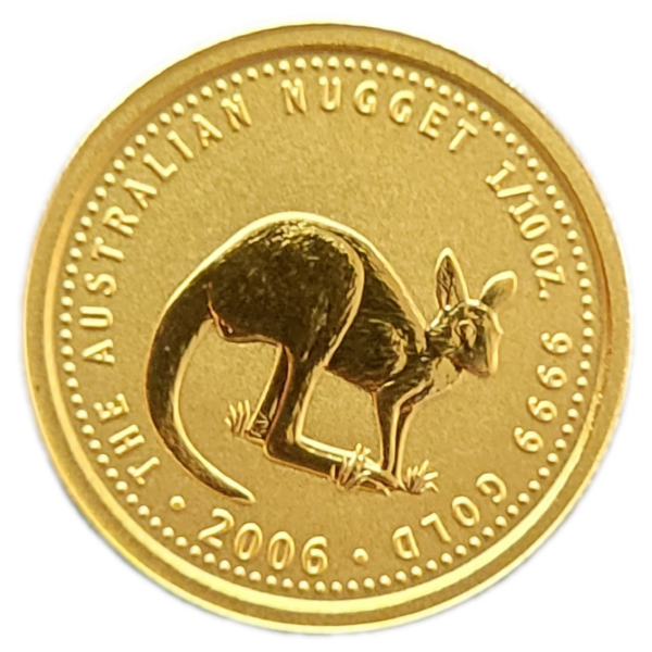 Gouden kangaroo nugget 1/10 ounce 2006