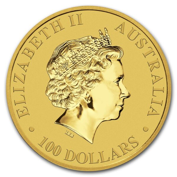 Gouden Kangaroo 1 oz 2017 achterkant 101munten