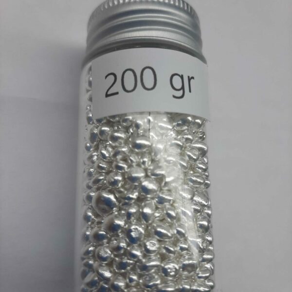 200 gram zilver granulaat Umicore (ALLEEN LEVERING BINNEN