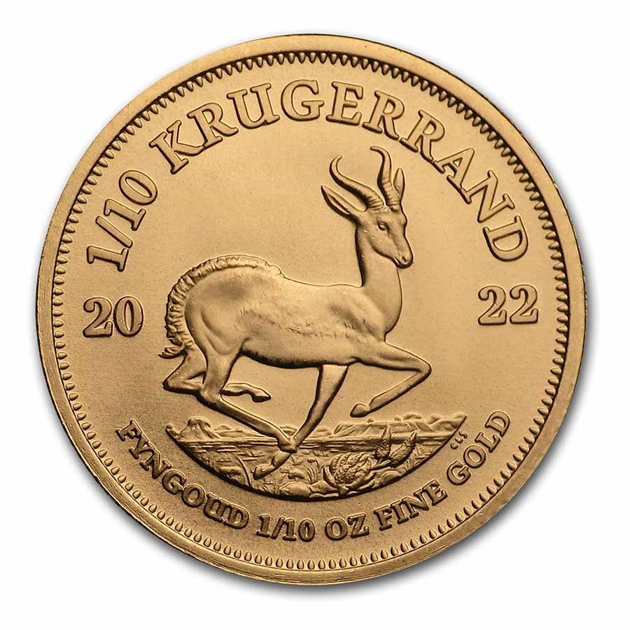 Notebook Schep pad Gouden Krugerrand 1/10 oz 2022 - 101 munten