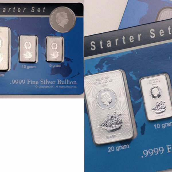 Cook Island Muntbaren Startersset 85 gram zilver