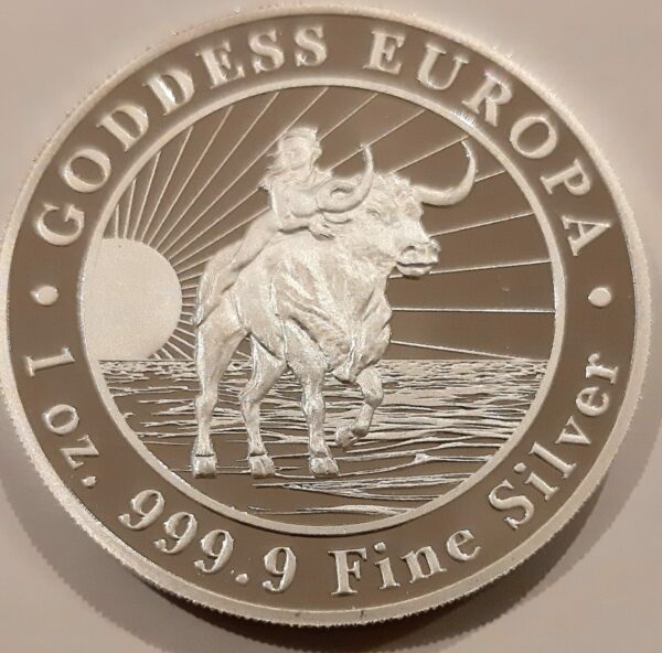 Tokelau Goddess of Europe 1 oz 2021 front 1 101munten