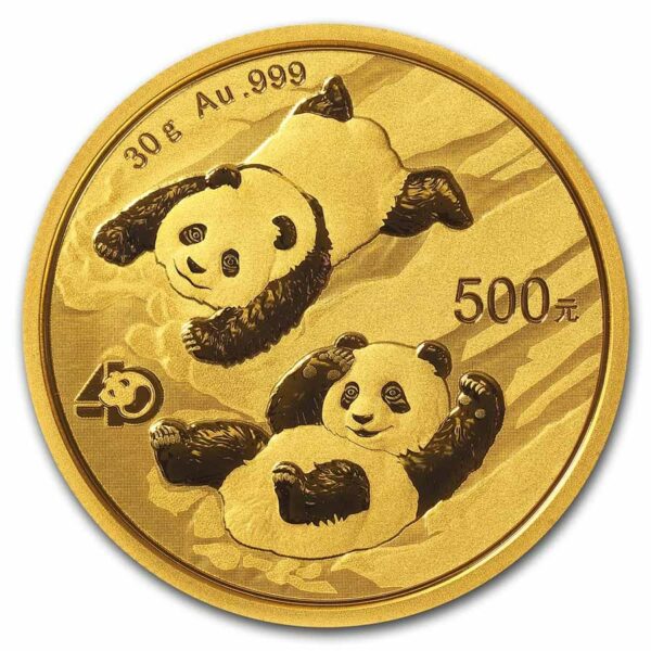 gouden china panda 30 gram 2022