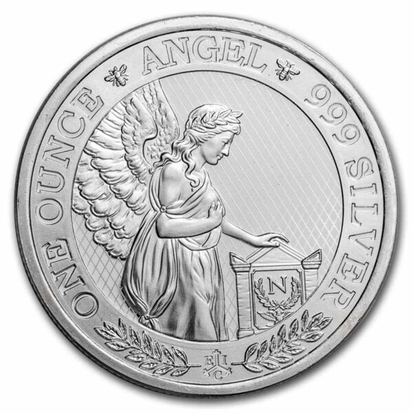 Zilveren St Helena Napoleon Angel 1 oz 2021 voorkant 101munten