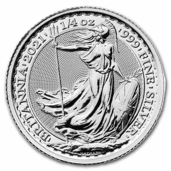 Zilveren Britannia 1/4 oz 2021