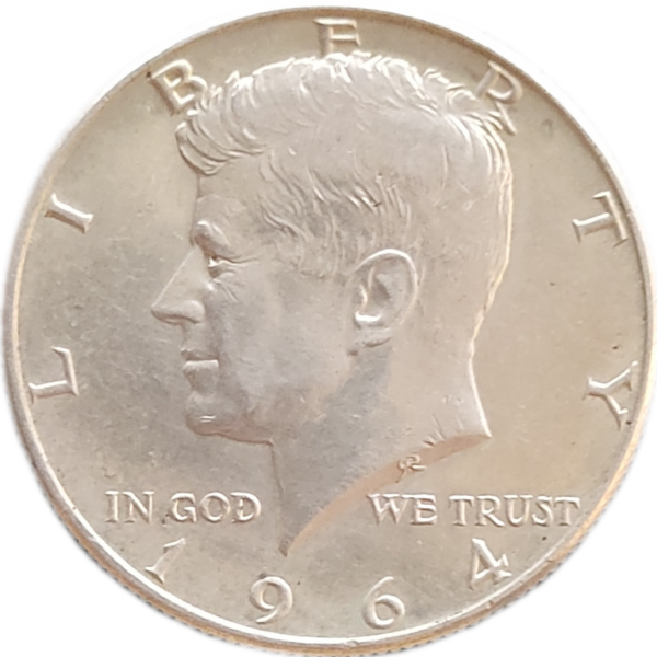 Kennedy Half dollar 90 procent zilver 1964