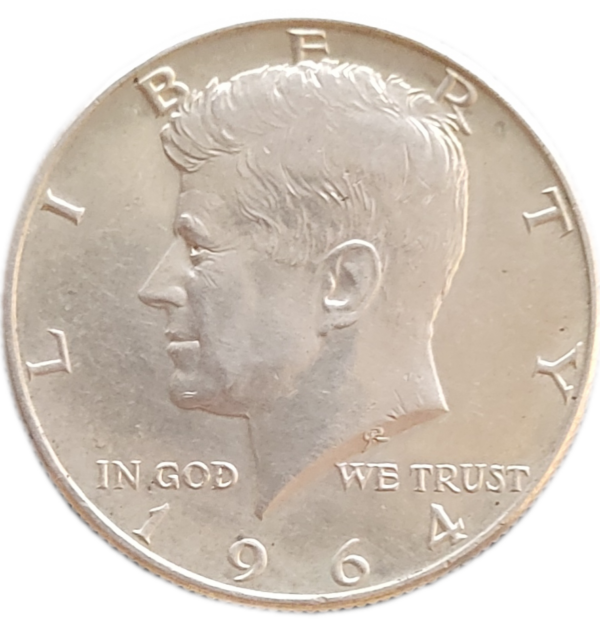 Kennedy Half dollar 90 procent zilver 1964