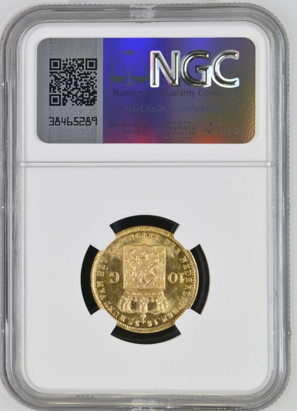 10 gulden 1837 NGC MS64