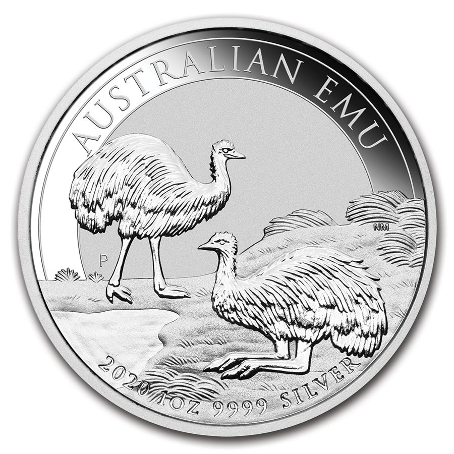 Beschikbaar Verwoesten robot Emu (Australie) 1 oz 2020 (30.000 oplage) - 101 munten