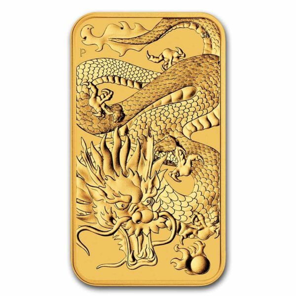 Gouden Rectangle dragon muntbaar 1 oz 2022