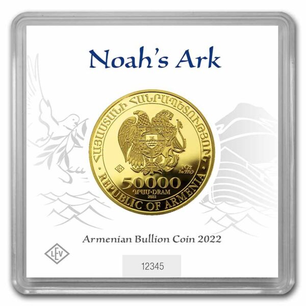 Noah Ark 1 oz 2022 achterkant 101munten