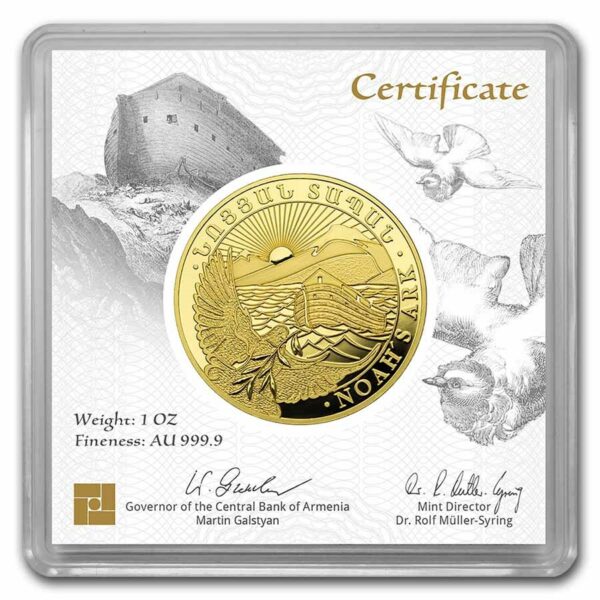 gouden noah ark 1 oz 2022