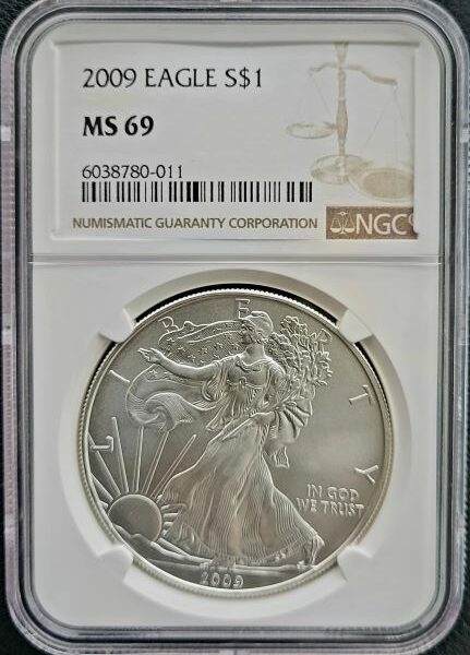 Silver American Eagle 1 oz  2009