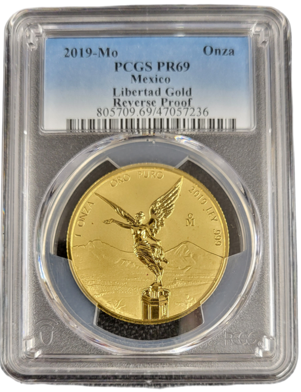 Gouden Mexican Libertad 1 oz 2019 Reverse Proof front