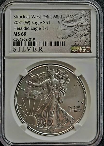 American Eagle 1 oz 2021 West Point NGC MS69