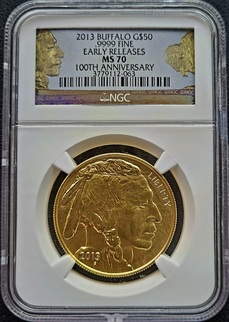 Gouden American Buffalo Oz Ngc Ms Munten