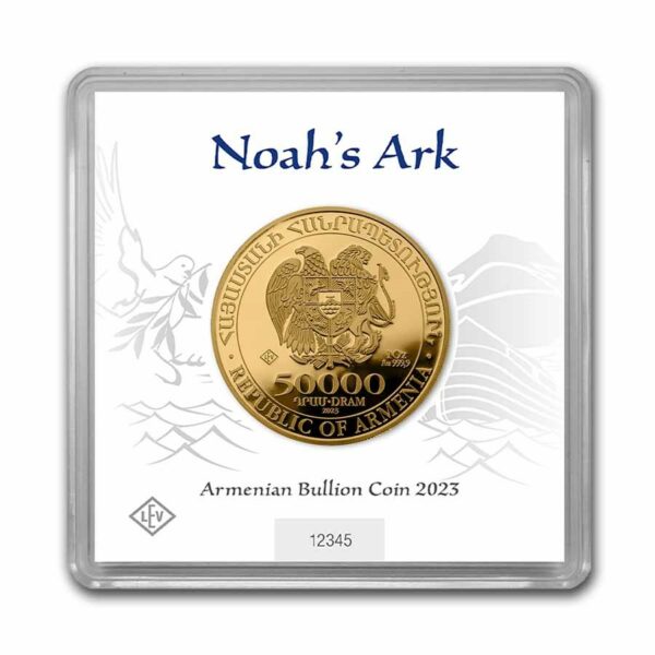 2023 1 oz goud Noah Arc 101muntennl back