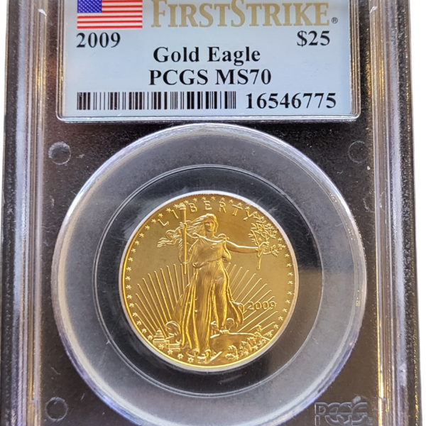 american eagle 1/2 oz 2009 pcgs ms70