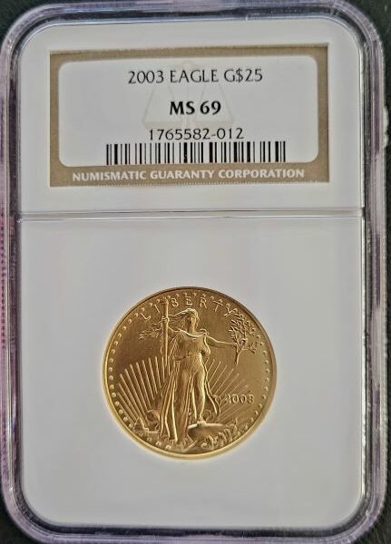 American Eagle 1/2 oz 2003 NGC MS69