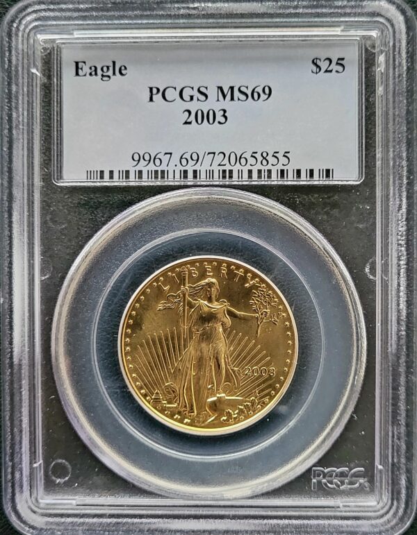 Gouden American Eagle 1/2 oz 2003 PCGS MS69