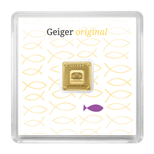 1 gram Geiger goudbaar