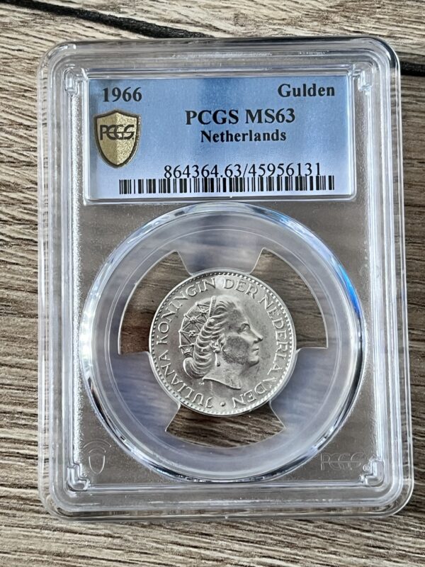 1966 gulden ms63 rotated