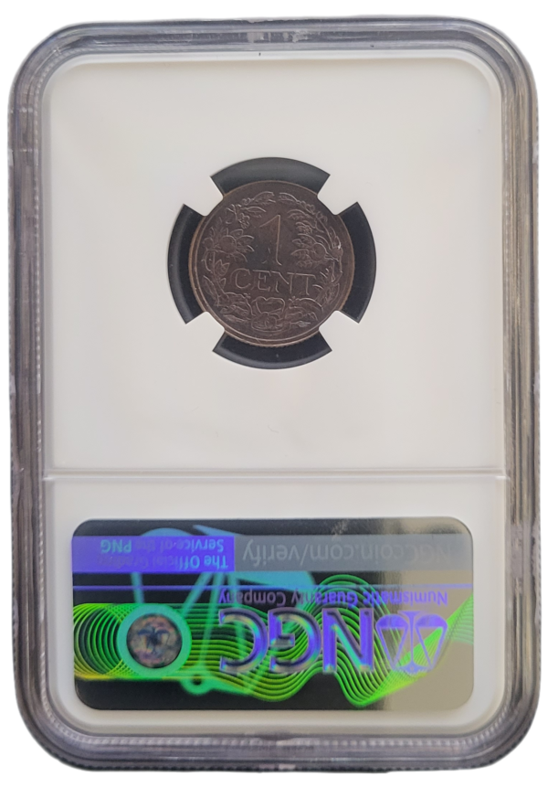 1C 1916 NGC MS64BN back