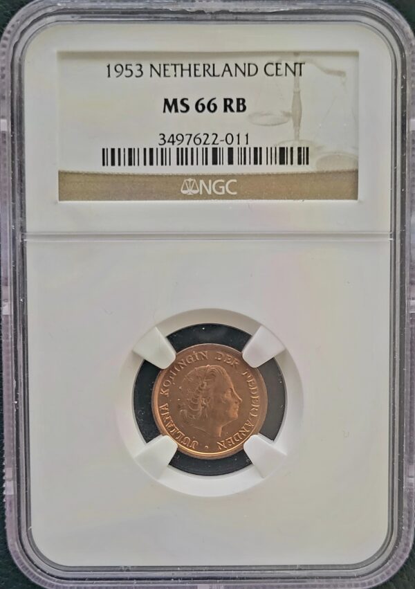 1 cent 1953 MS66 NGC