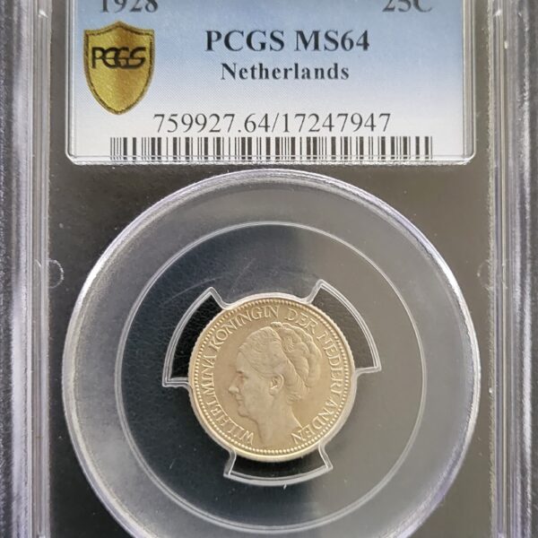 25 Cent 1928 PCGS MS64 Top Pop