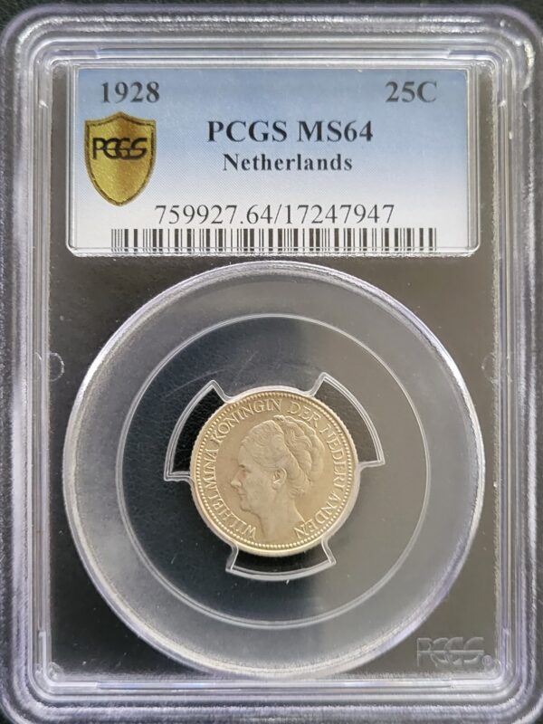 25 Cent 1928 PCGS MS64 Top Pop