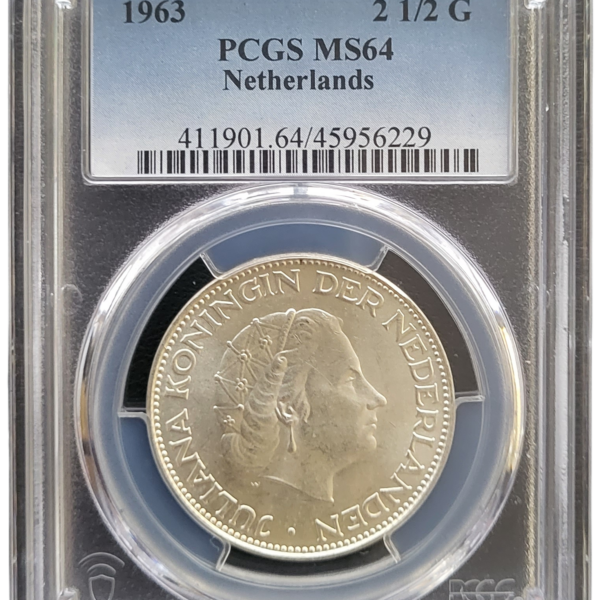 2 1/2 gulden 1963 MS64