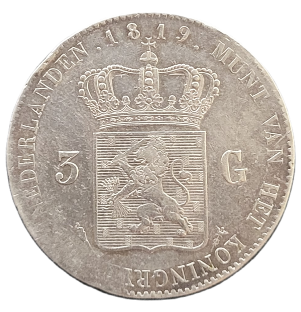 3 gulden 1819 utrecht