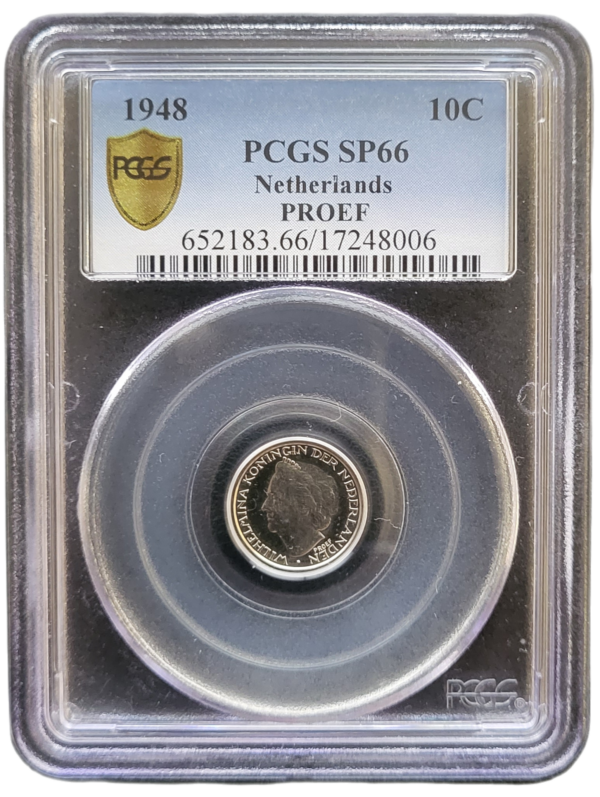10 cent sp66 1948 proef voorzijde