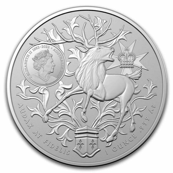 2023 australia 1 oz silver 1 00 coat of arms queensland bu 273713 back