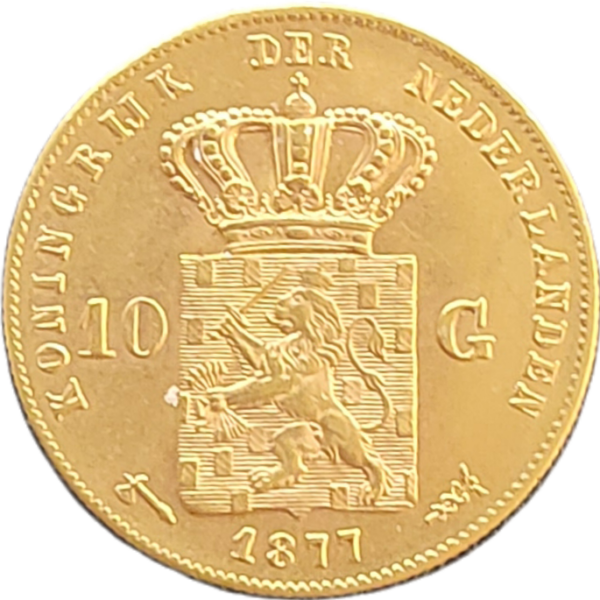 10 gulden Willem III 1877