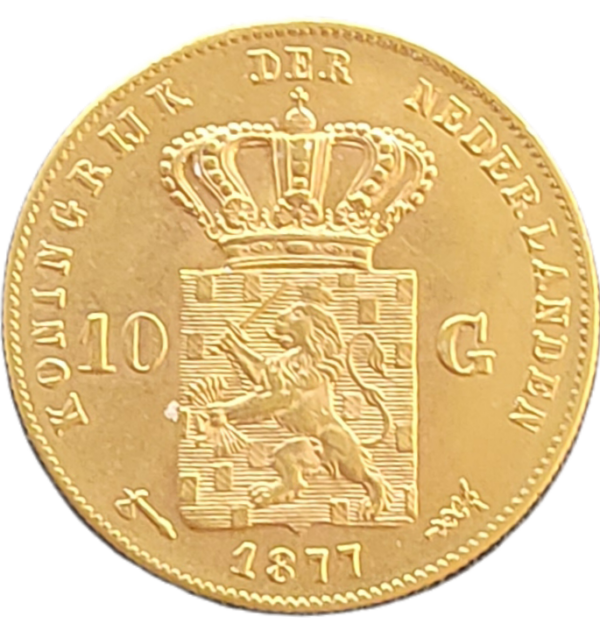 10 gulden Willem III 1877
