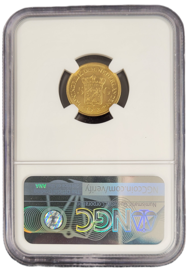 Gouden 10G 1912 NGC MS66 back