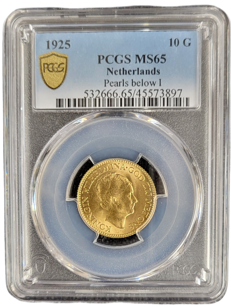 Variant Gulden Parel Onder I Ms Pcgs Munten