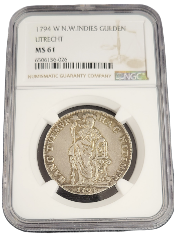 Nederlands West Indie Utrecht 1 gulden 1794 NGC front