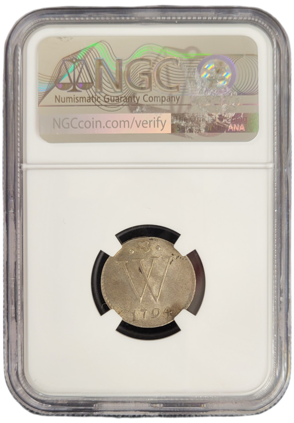 Nederlands West Indie Utrecht 2 Stuiver 1794 NGC back