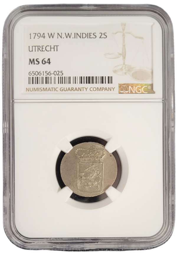 Nederlands West Indie Utrecht 2 Stuiver 1794 NGC front