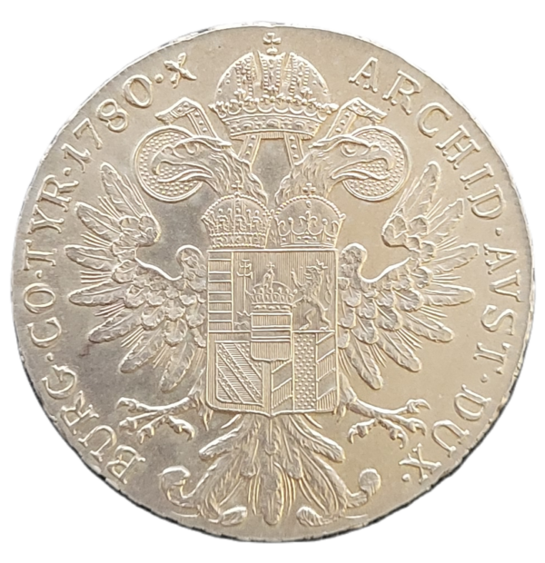 Thaler 1780 Oostenrijk, naslag