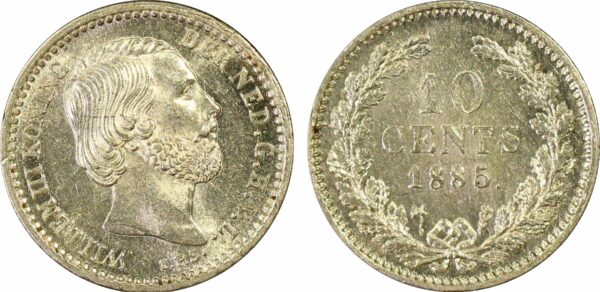 10 cent 1885 MS63 PCGS