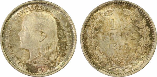10 cent 1897 PCGS MS66