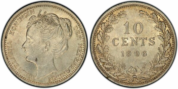 10 cent 1906 MS63 PCGS NM collection