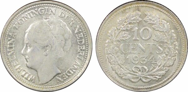 10 cent 1934 MS64 PCGS