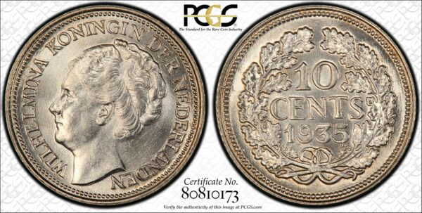 10 cent 1935 MS64